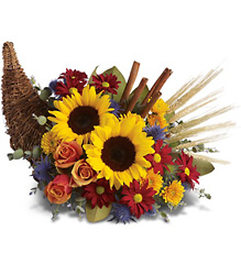 <b>Classic Cornucopia</b> from Scott's House of Flowers in Lawton, OK